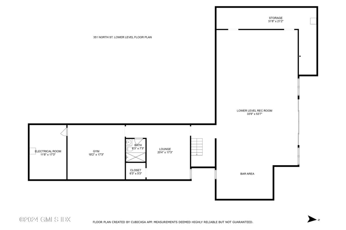 Lower Level Floor Plan