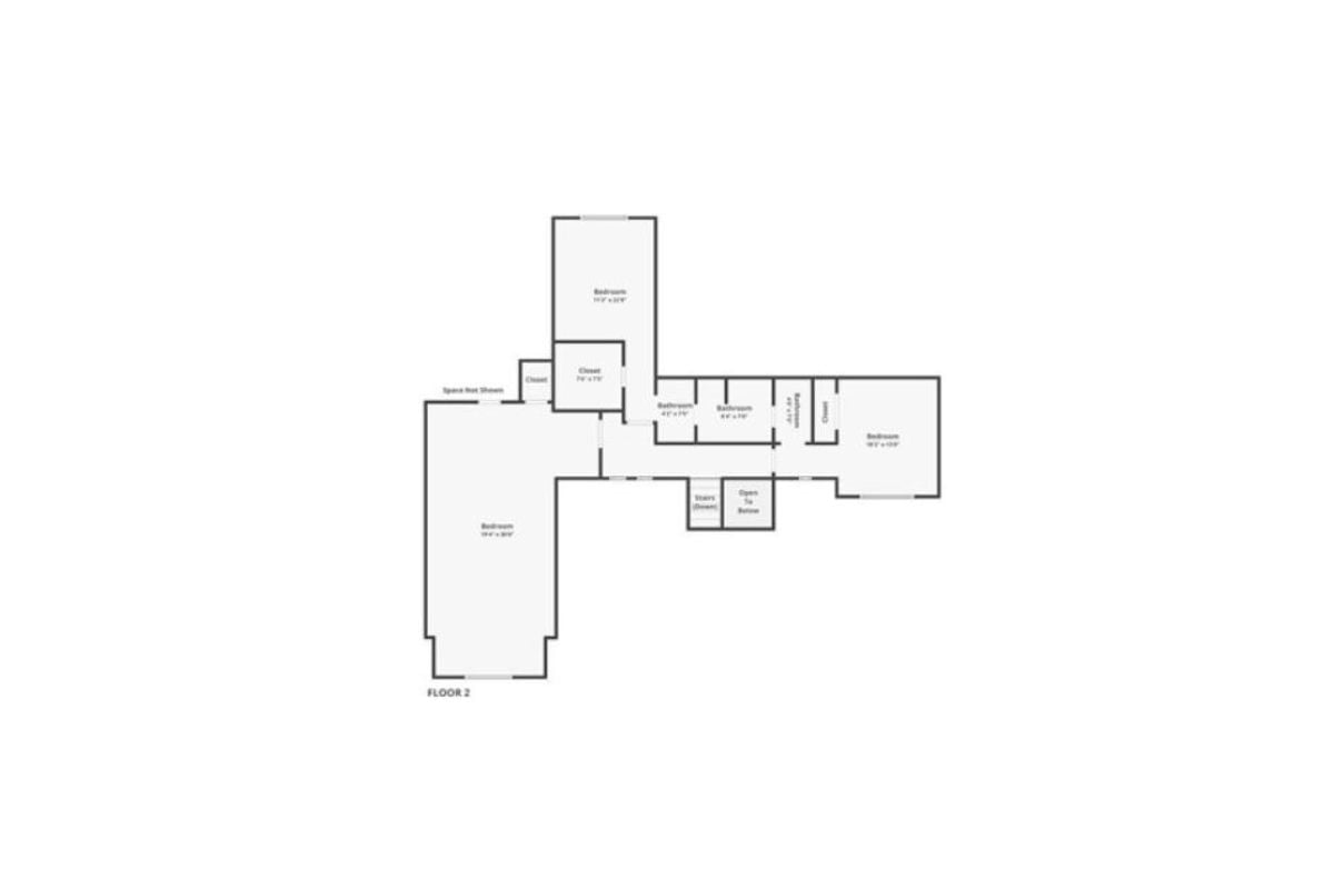 Second Level Floor Plan