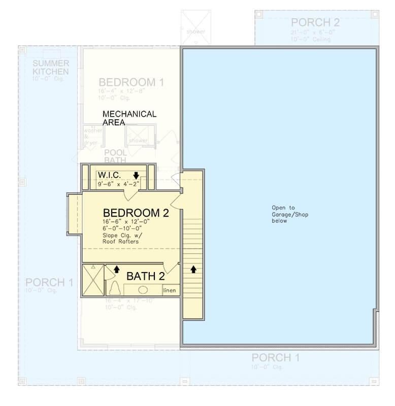 Exploring Bedroom 2 with Its Walk-In Closet