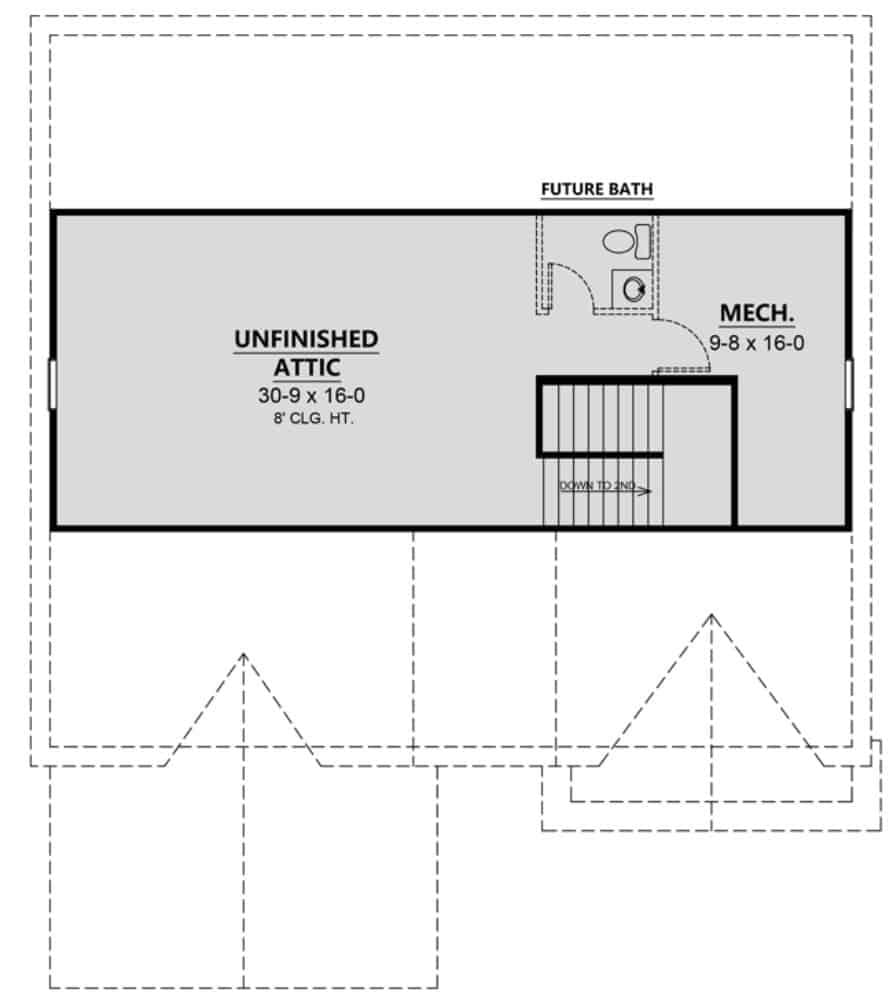 Unfinished Attic Space with Future Potential