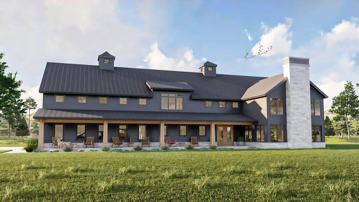 Wow, Check Out This Expansive Two-Story Barn-Style Home
