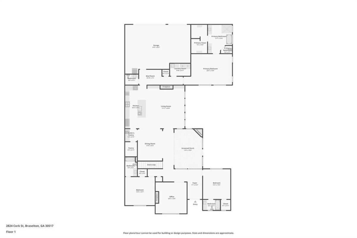 Main Level Floor Plan