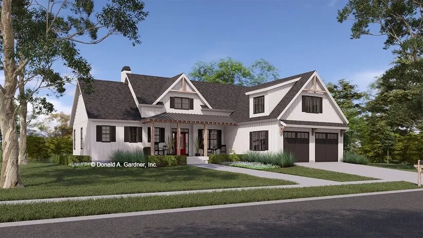 3-Bedroom The Goldbranch Modern Farmhouse with Open Living Space and Bonus Room (Floor Plan)