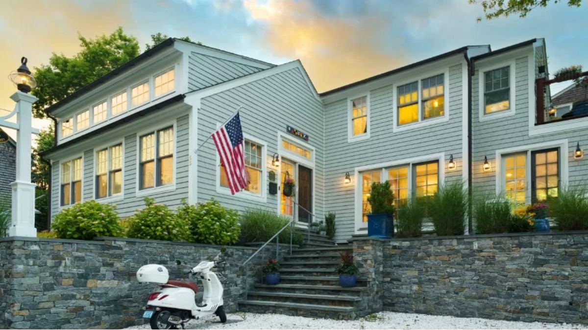 Charming New England Home with Classic Stonework