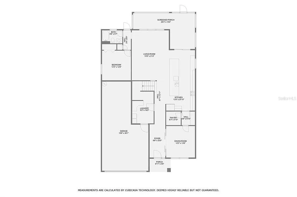Main Level Floor Plan