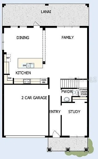Main Level Floor Plan