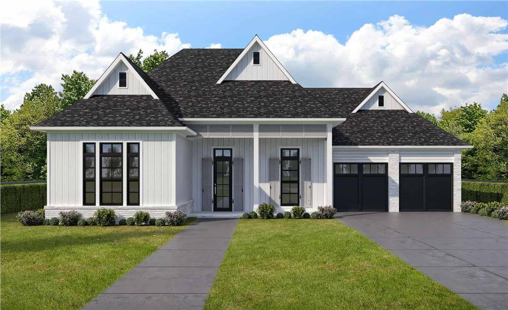 4-Bedroom Ranch-Style Home with Open Living Space and Double Garage (Floor Plan)