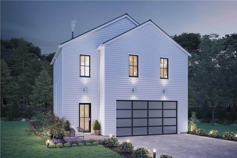 Front Night View