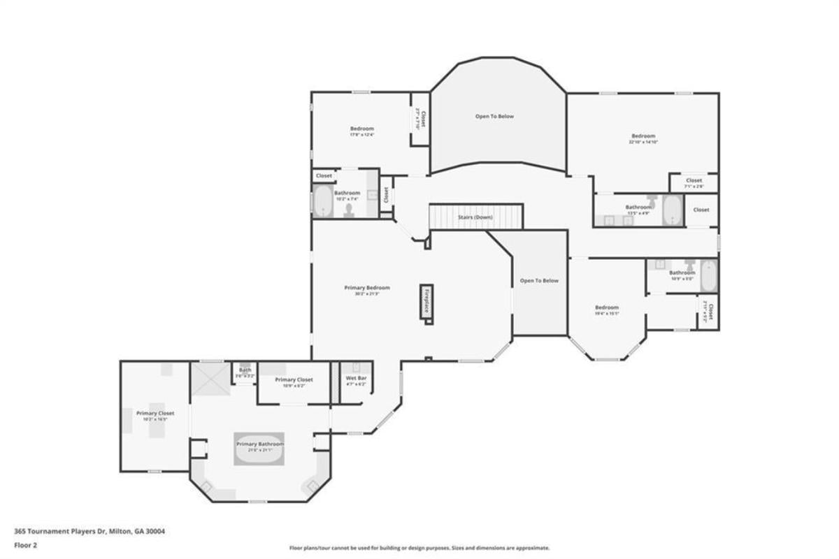 Second Level Floor Plan