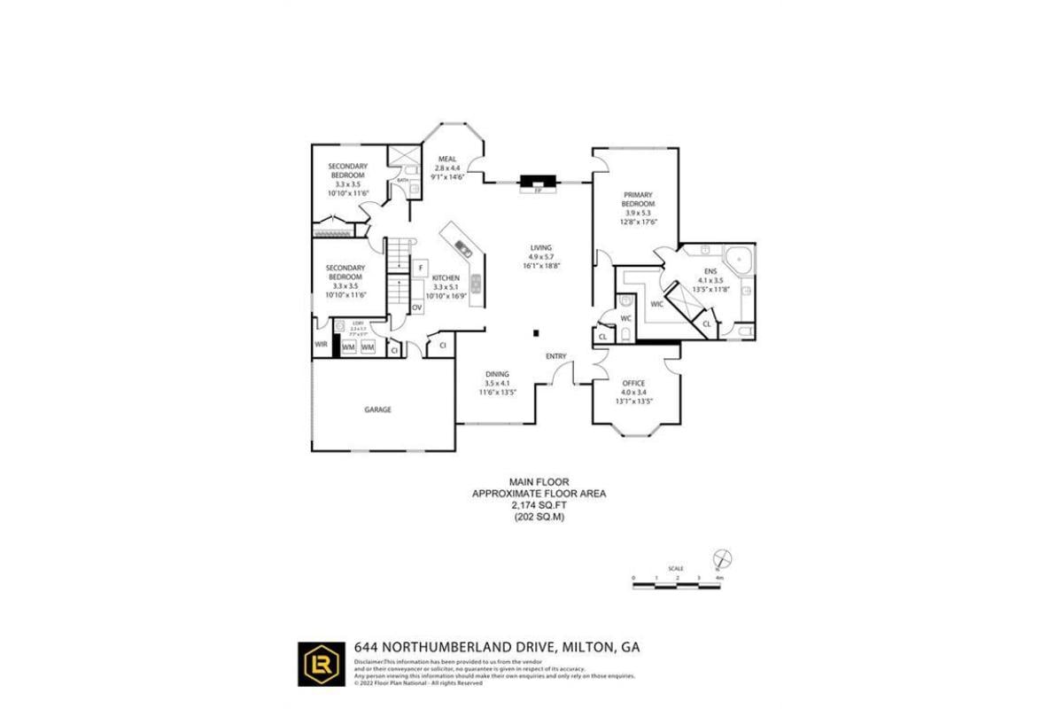 Main Level Floor Plan
