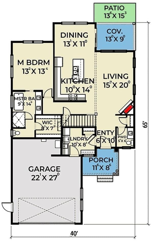 Explore This Thoughtfully Designed Open-Concept Floor Plan