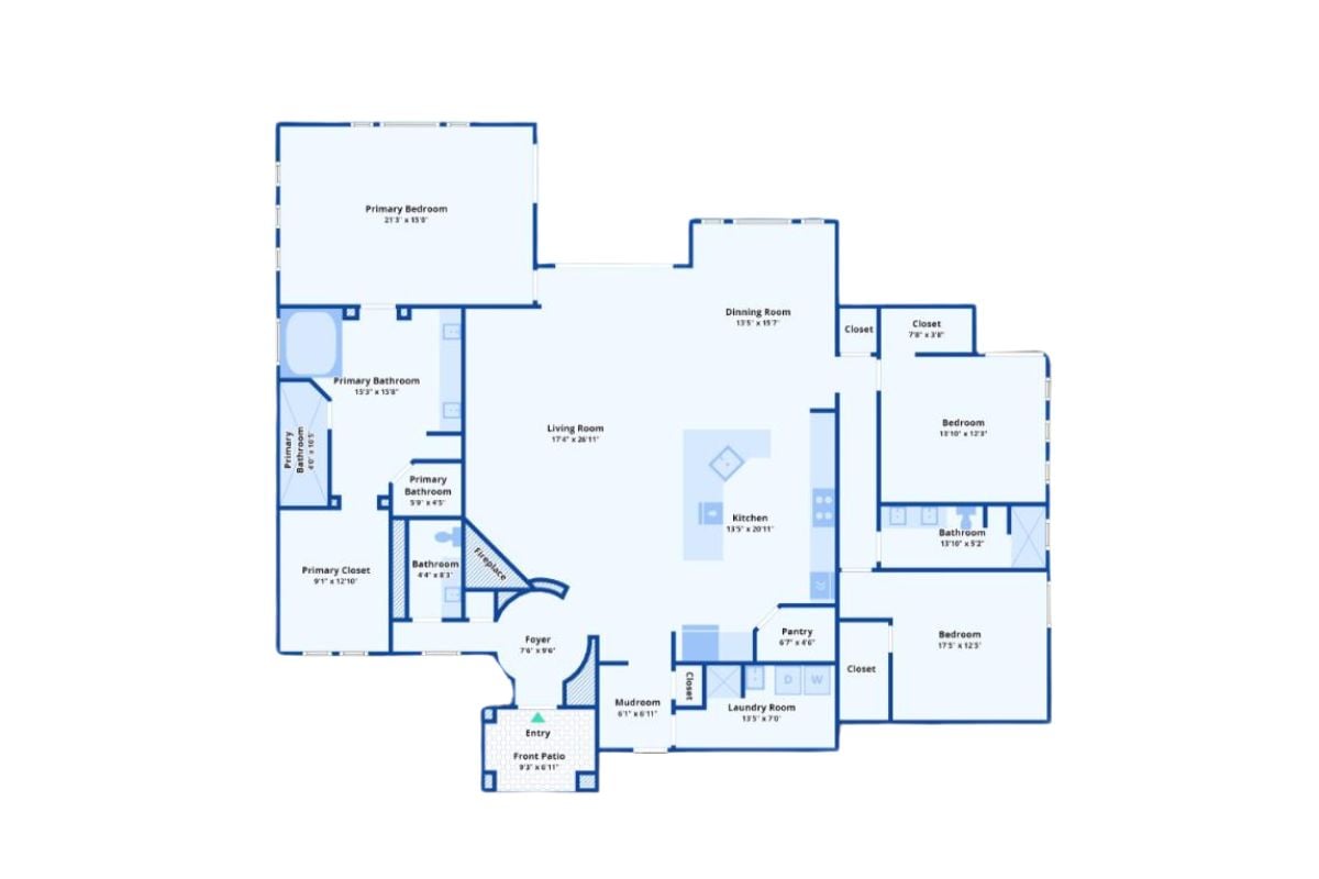 Main Level Floor Plan