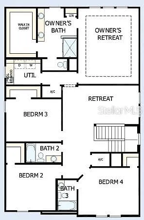 Upper-Level Floor Plan