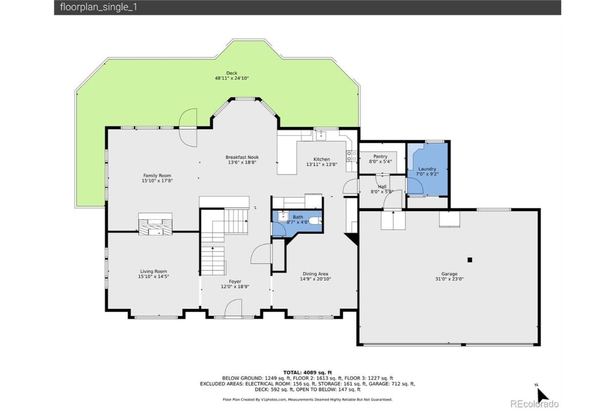 Main Level Floor Plan