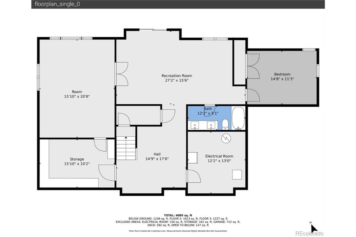 Lower Level Floor Plan