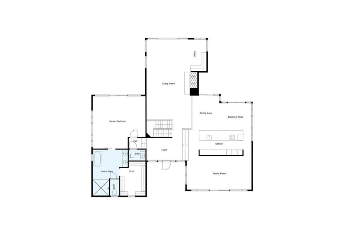 Main Level Floor Plan