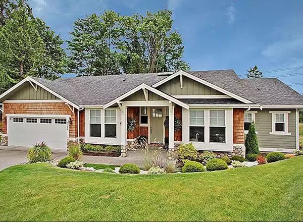 Classic Craftsman Bungalow with Stone Accents and Gabled Roof