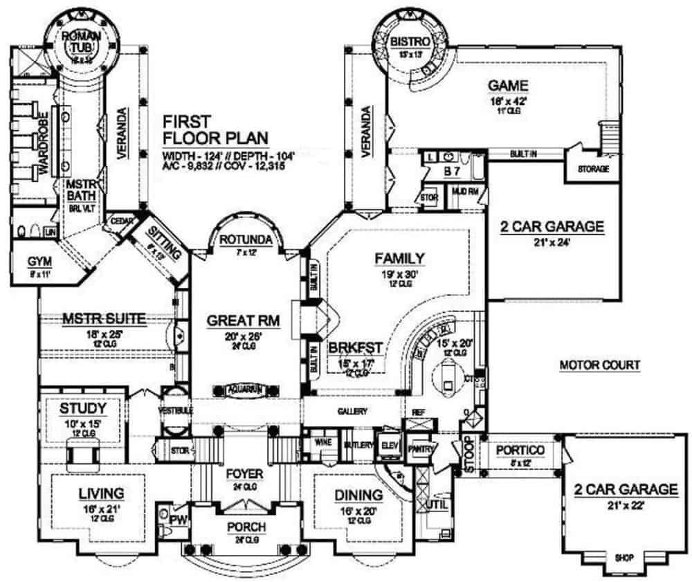Explore the Spacious Rotunda in This Luxurious Floor Plan
