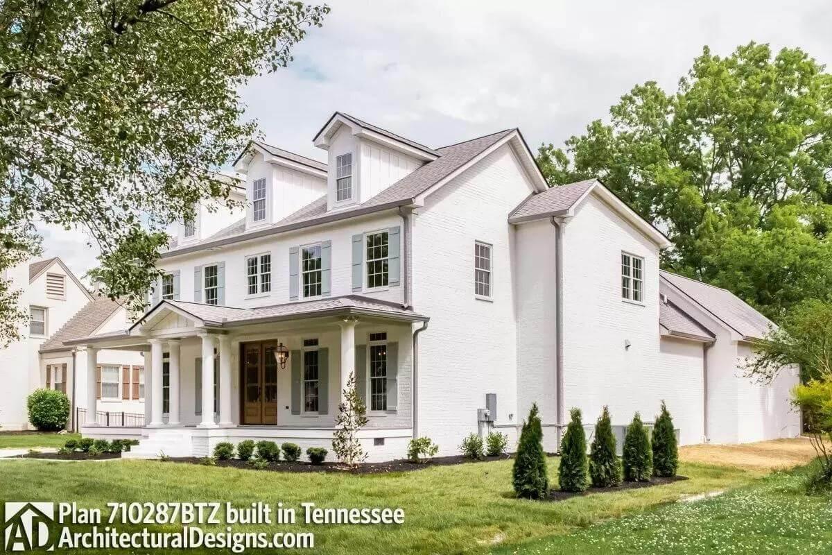 Classic Colonial with Timeless Front Porch Charm