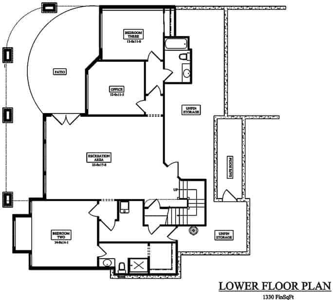 Explore the Versatile Lower Floor Layout with Recreation Area