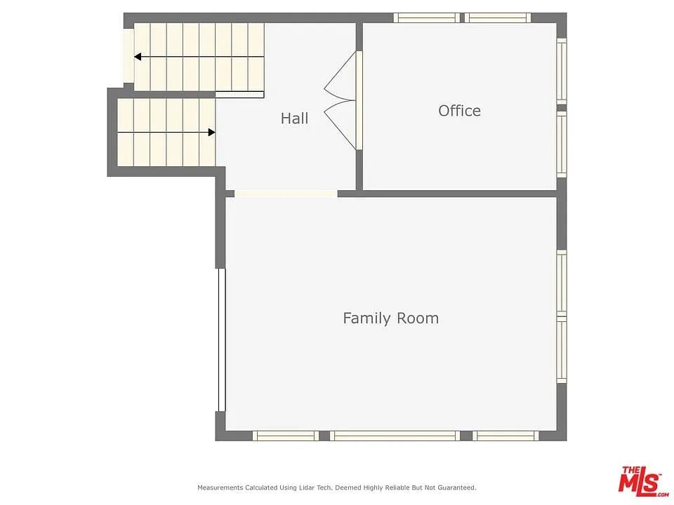 Explore the Layout: Office and Family Room Connection