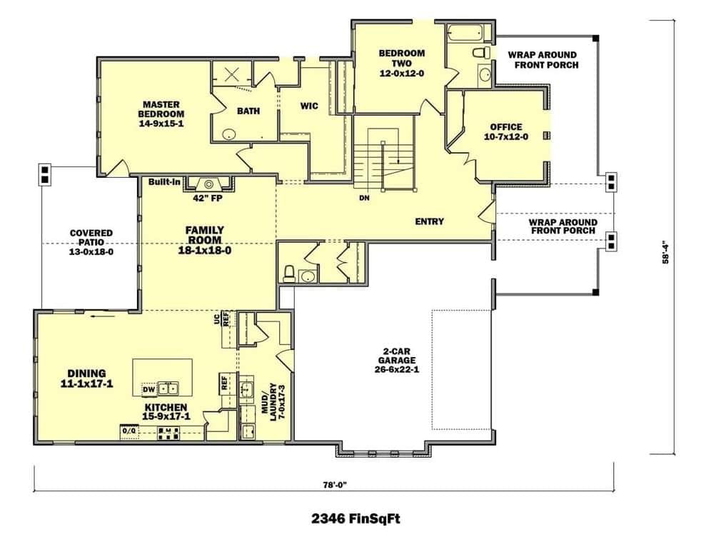 Explore This Thoughtfully Laid Out Family Home with a Wrap-Around Porch