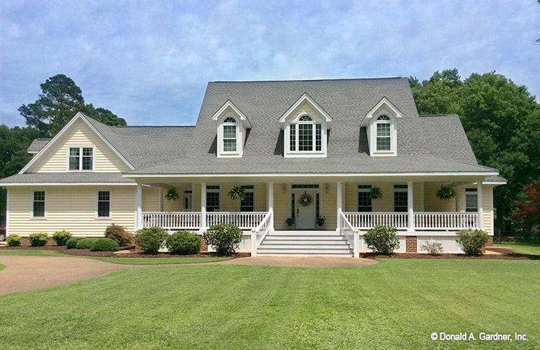 Classic Southern Charm with Dormer Windows and Symmetrical Design