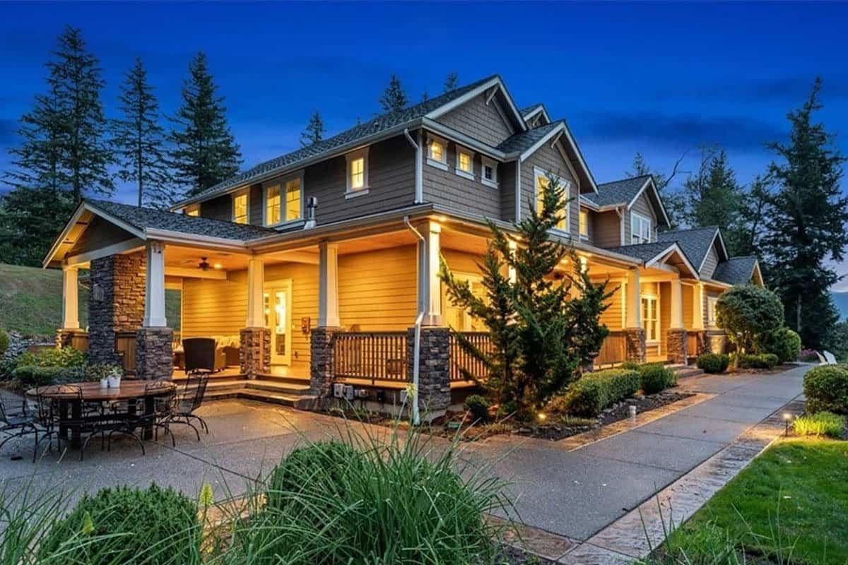 Wow, Look at the Wraparound Porch on This Craftsman Home