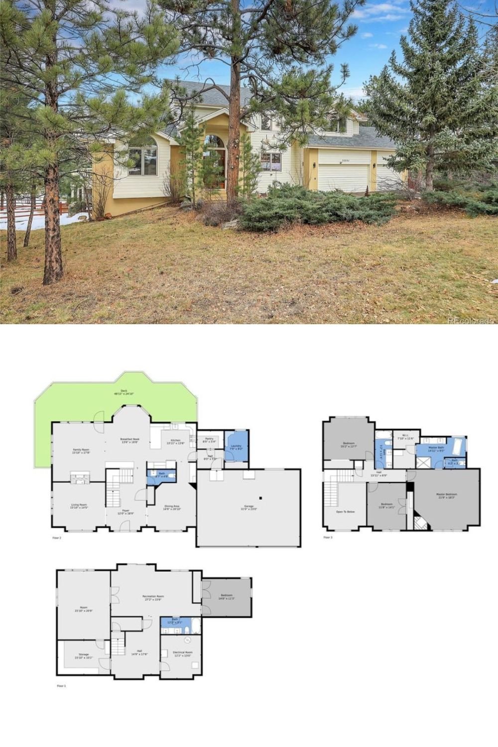 5-Bedroom Estate with Dual Dining Spaces & Recreation Room (4,643 Sq. Ft. Floor Plan)