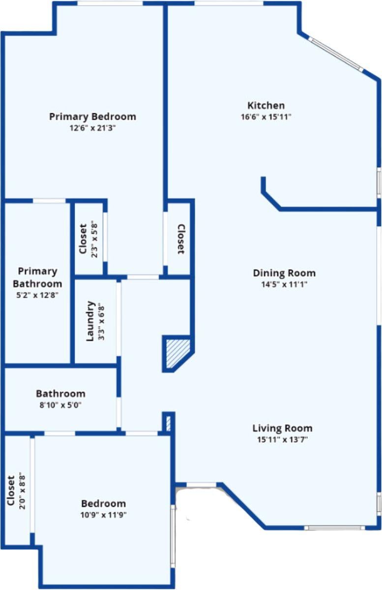Exploring a Well-Designed Floor Plan with Spacious Primary Bedroom