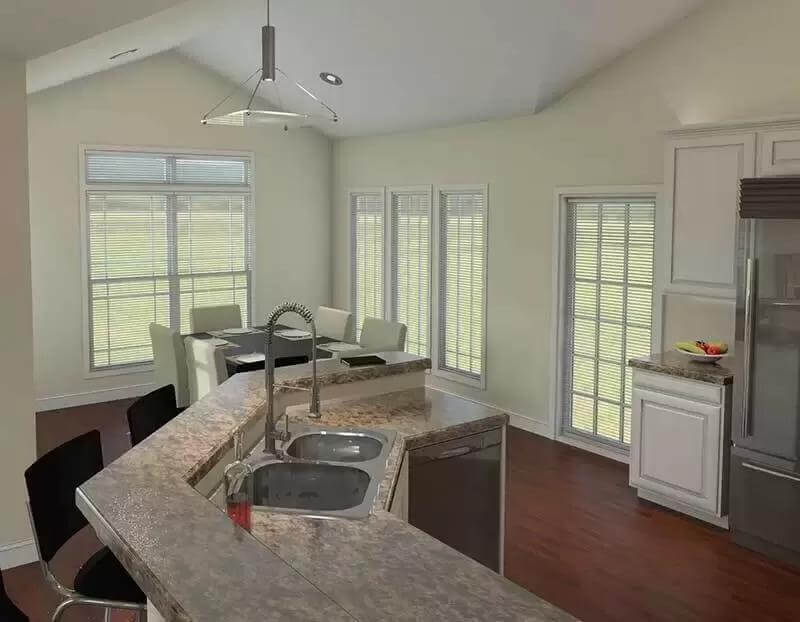 Kitchen and Dining Area