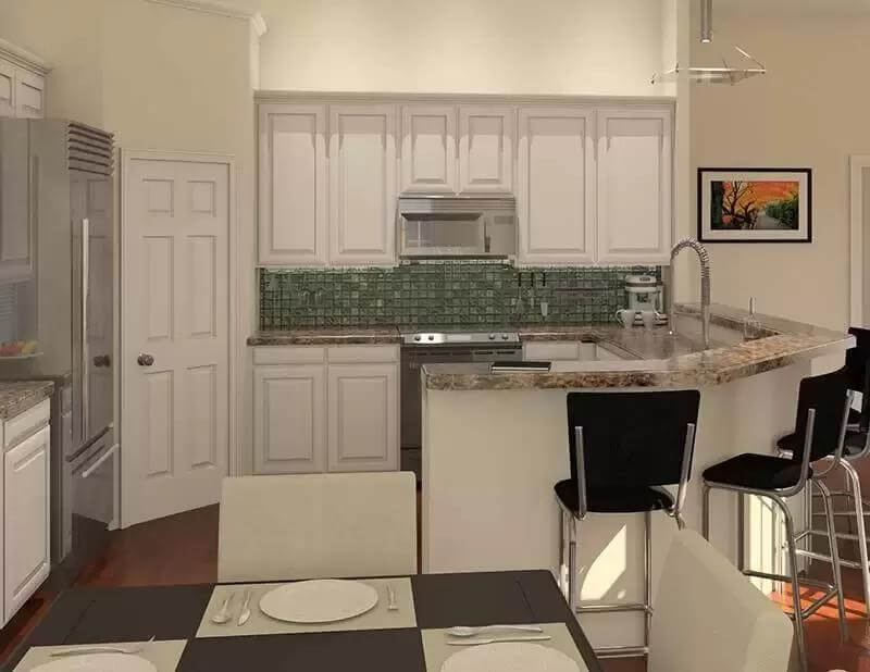 Kitchen and Dining Area