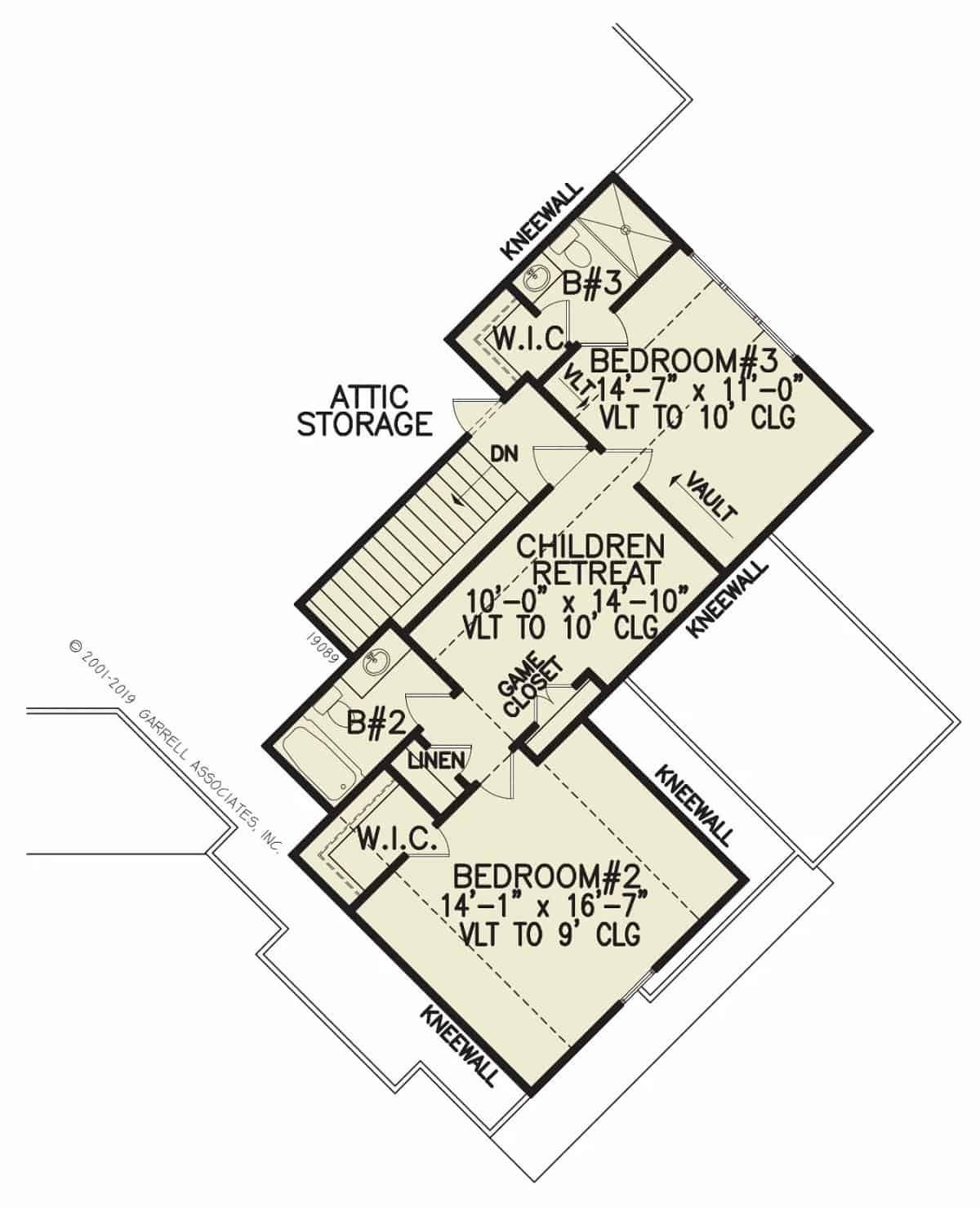 Explore This Thoughtfully Designed Upper Floor Plan with Children