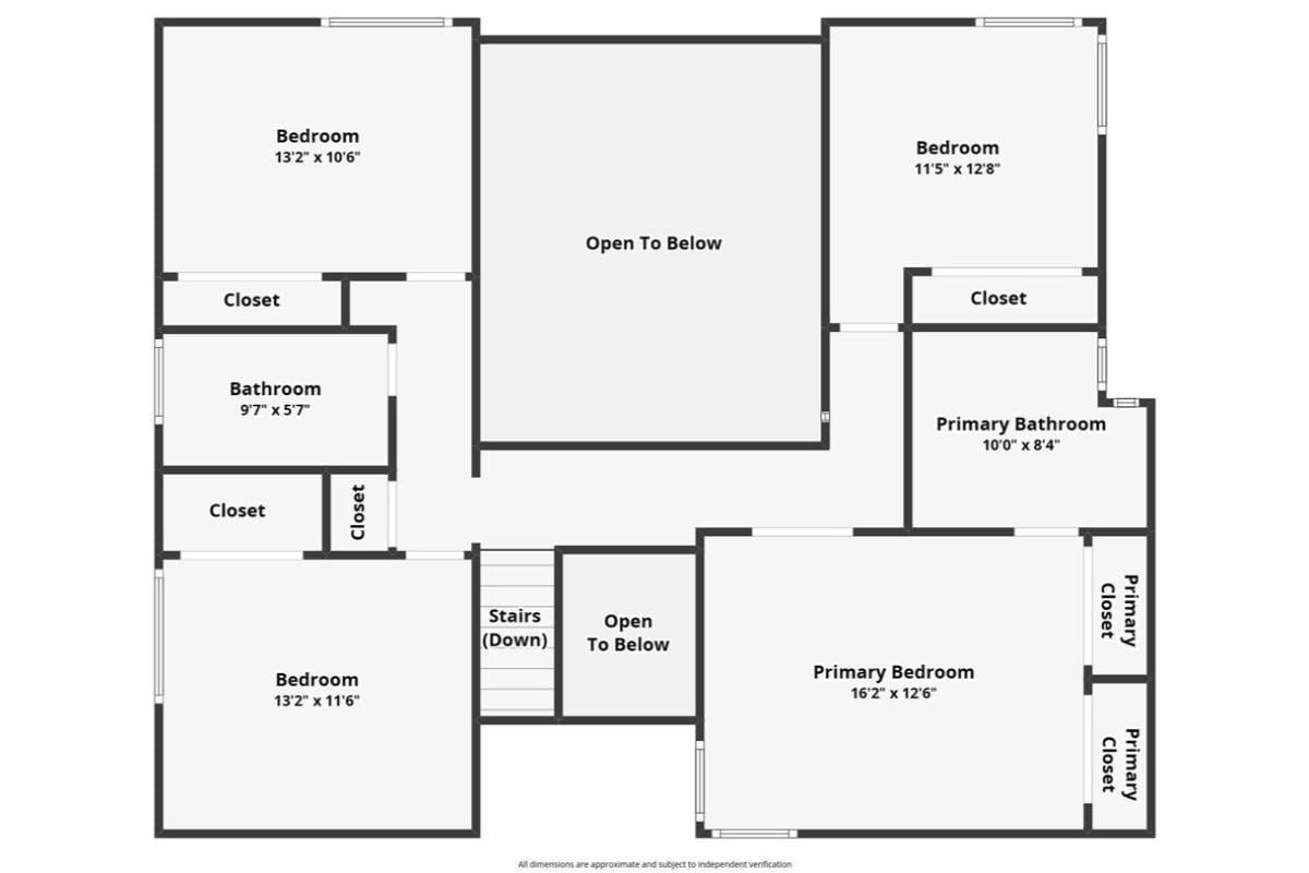 Second Level Floor Plan