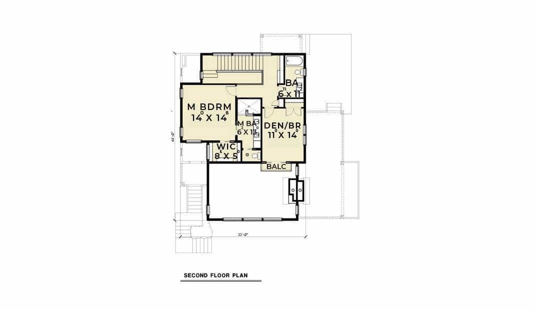 Explore the Versatile Second Floor Layout with Bonus Den