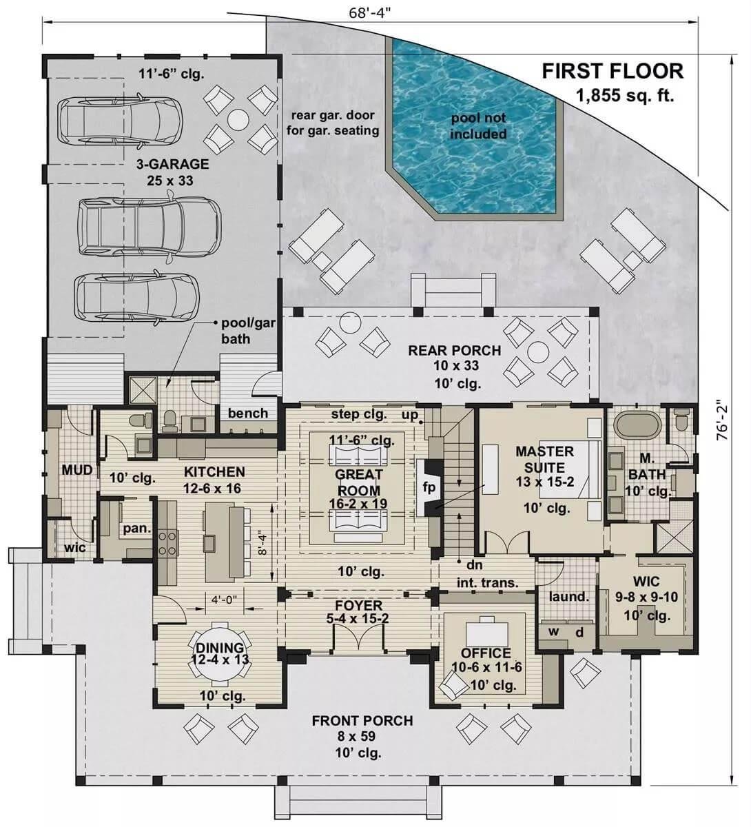 Explore the Spacious Great Room in This Thoughtful Layout