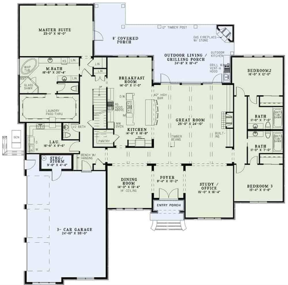 Explore This Thoughtfully Designed Floor Plan with a Spacious Great Room