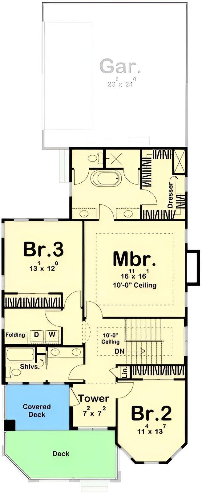 Explore This Thoughtfully Designed Floor Plan with a Spacious Garage