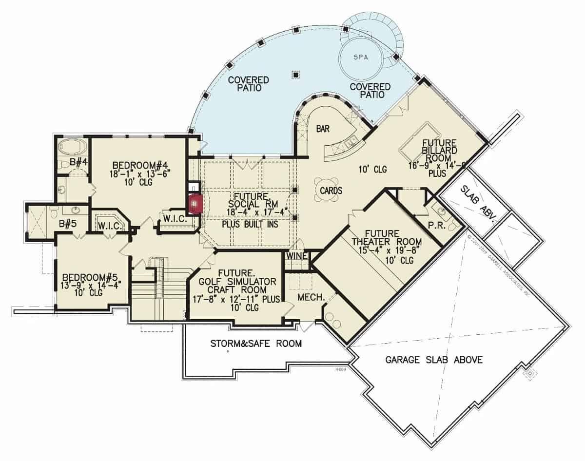 Explore the Versatile Lower-Level Layout with a Future Golf Simulator Room