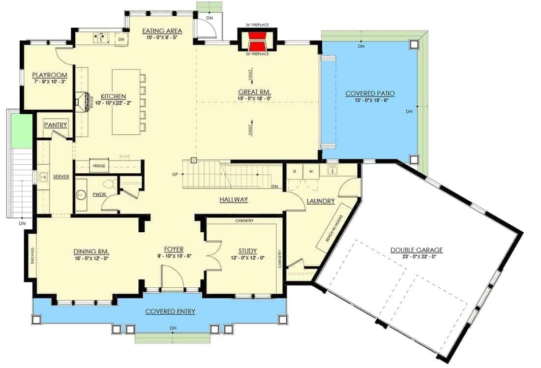 Explore the Flow of This Open-Concept Main Floor Plan