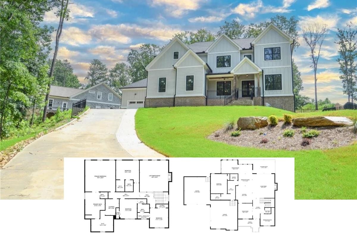 6-Bedroom Craftsman Estate with Media Room and 4-Car Garage