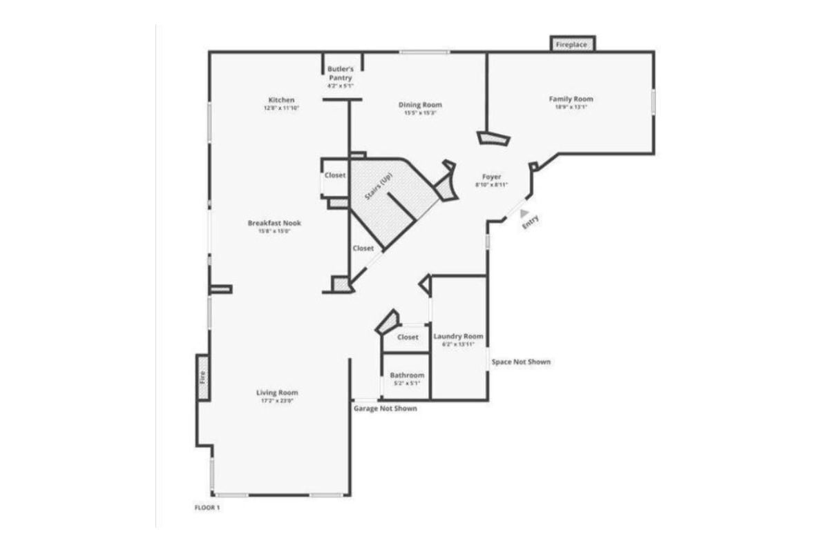Main Level Floor Plan