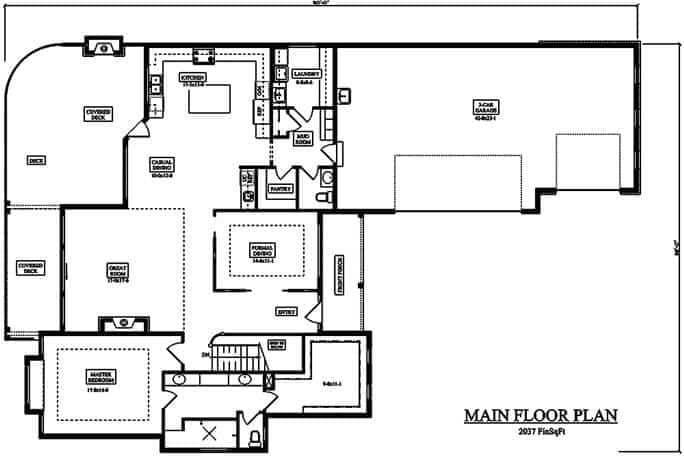 Explore the Smart Layout of This Spacious Main Floor Plan