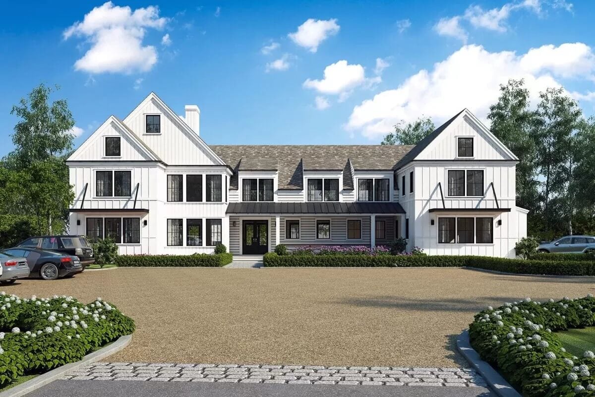 Modern 6-Bedroom Colonial Home with Balcony and Jack & Jill Bath (Floor Plan)