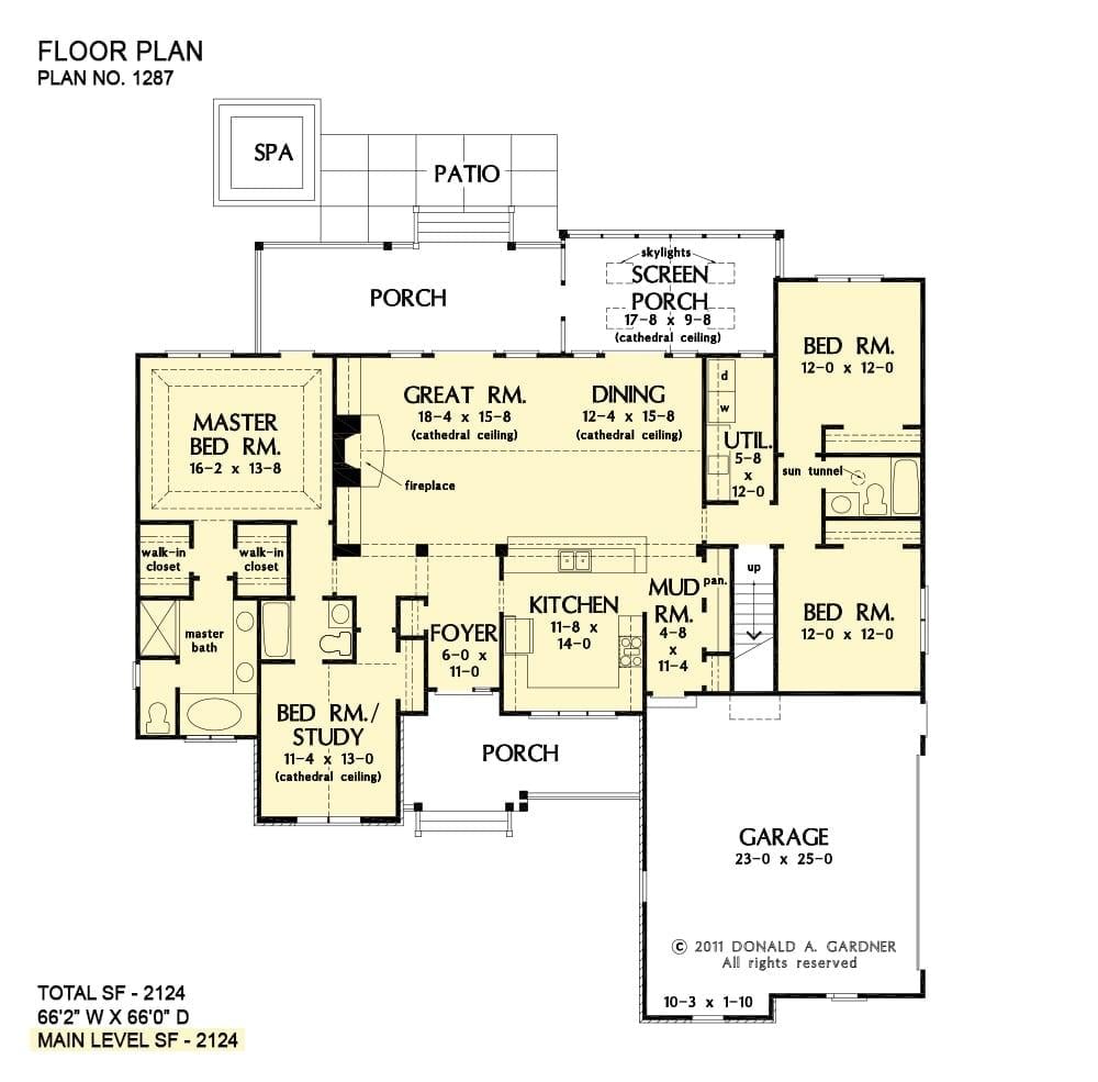 Explore This Thoughtfully Designed Floor Plan With Cathedral Ceilings