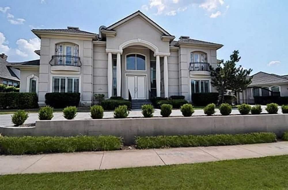 Take in the Grand Columns of This Stately Manor