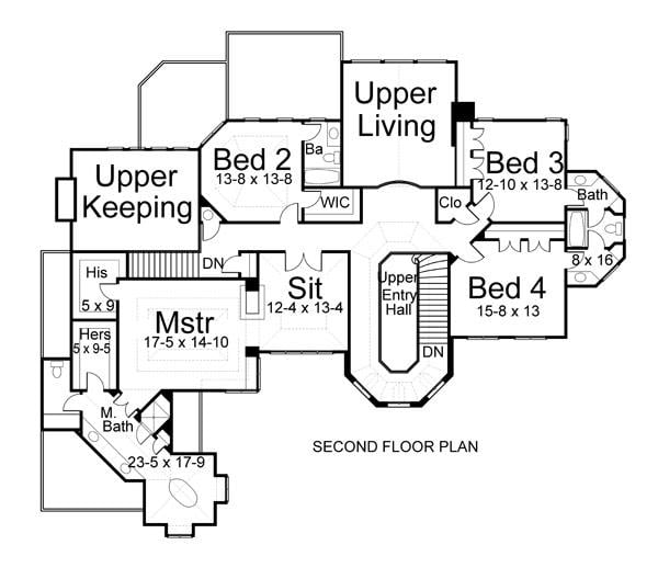 Explore the Spacious Layout of This Second Floor Plan