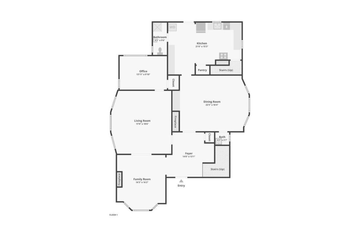 Main Level Floor Plan