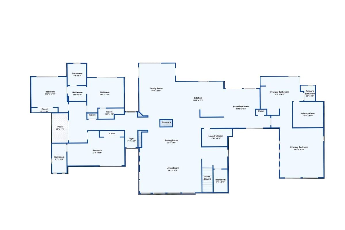 Main Level Floor Plan