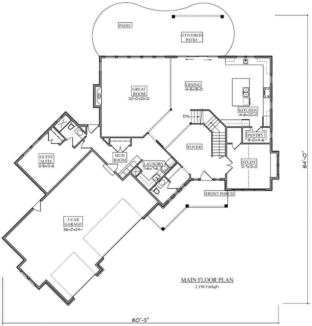 Explore the Flow of This Thoughtfully Designed Main Floor Plan